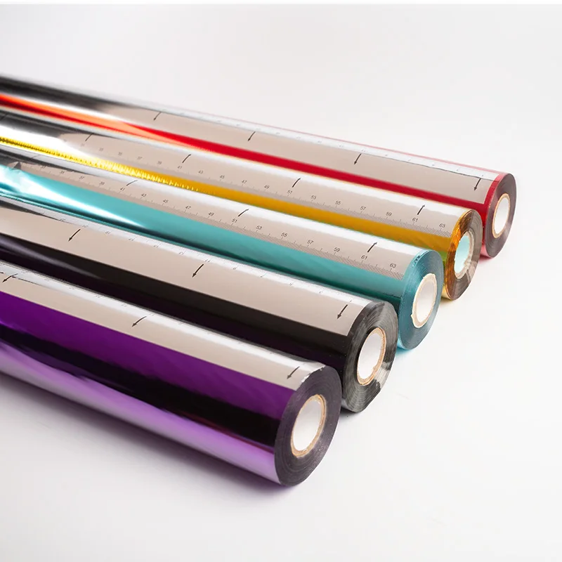 ПВХ фольга бумага 0.7X131 ярдов золотой горячей штамповки теплопередачи|transfer foil