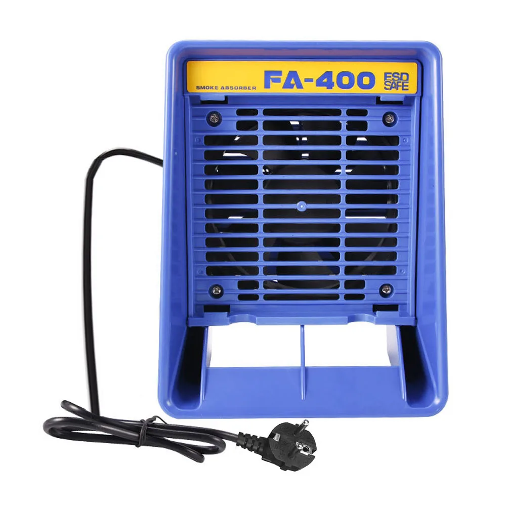 

FA-400 Solder Iron Smoke Absorber Fume Extractor Soldering Air Blower Desktop Exhaust Fan Ventilator Smoke Absorb Machine