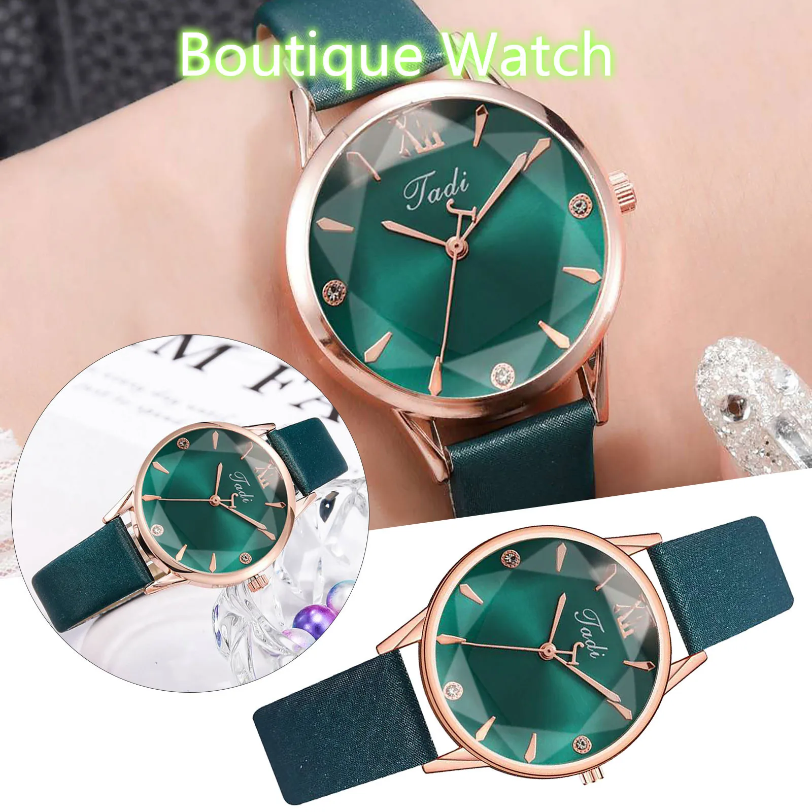 

Fashionable casual Watch Jadi Womens Mens Ladies Leather Quartz Analog Dress Bracelet Wrist Quartz Watch часы женские наручные