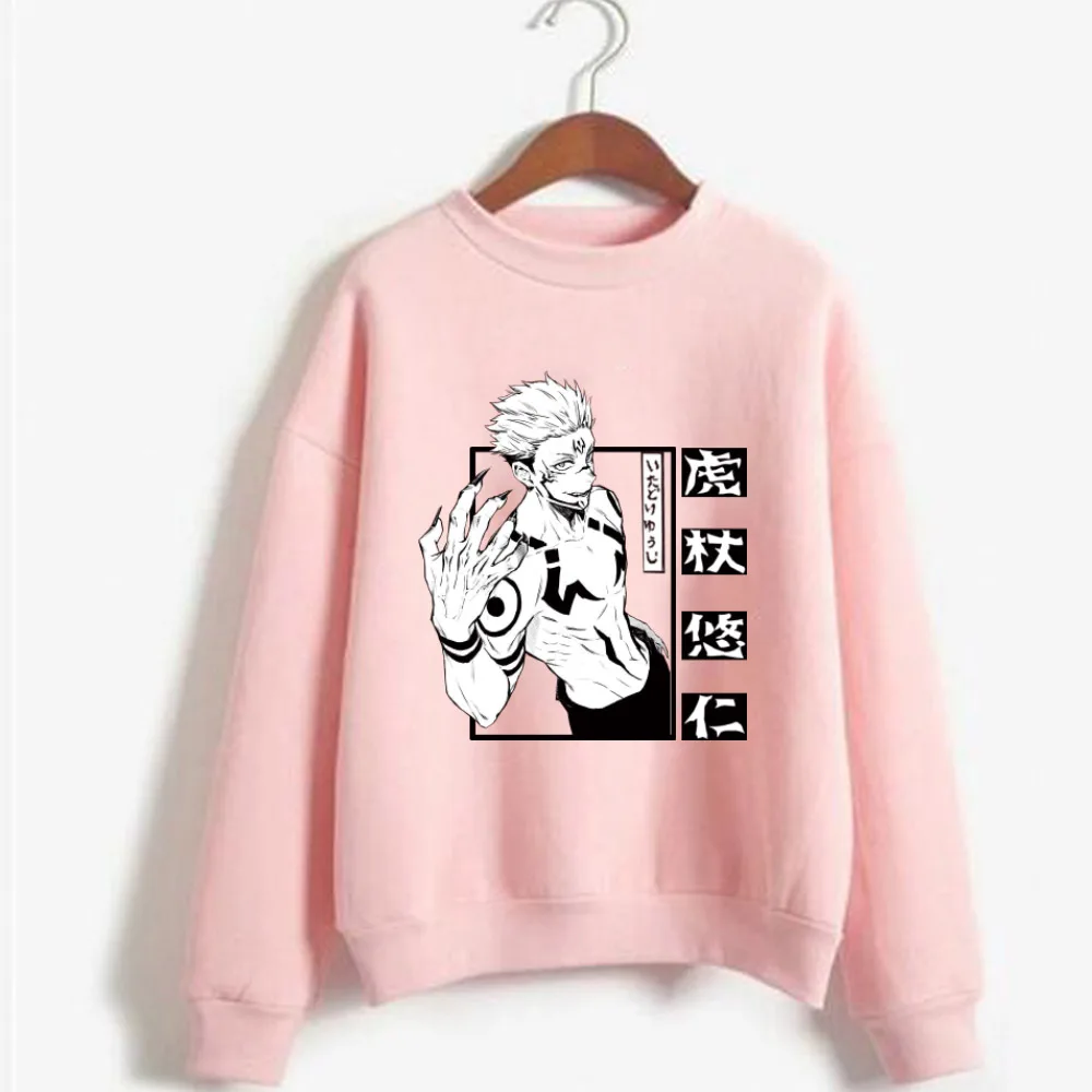 

Anime Itadori Hoodie Fashion Round Neck Loose Casual Spring and Autumn