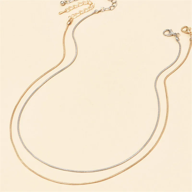 

2021 Jewelry Gifts Women Trendy Double Layer Necklace