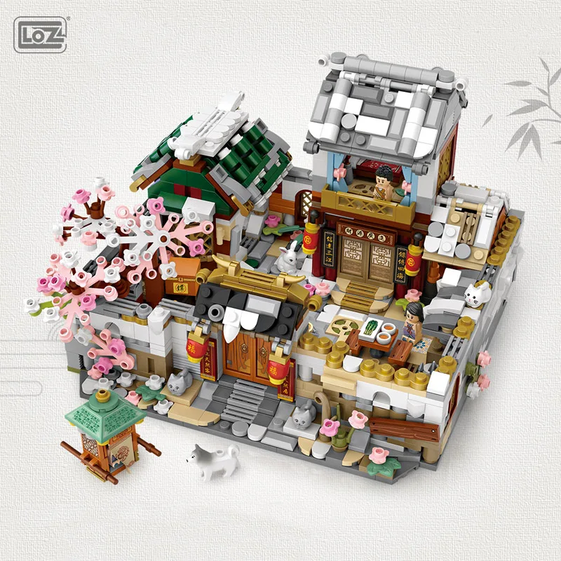 LOZ Китайский магазин строительные блоки для игрушек подарок мальчиков и девочек