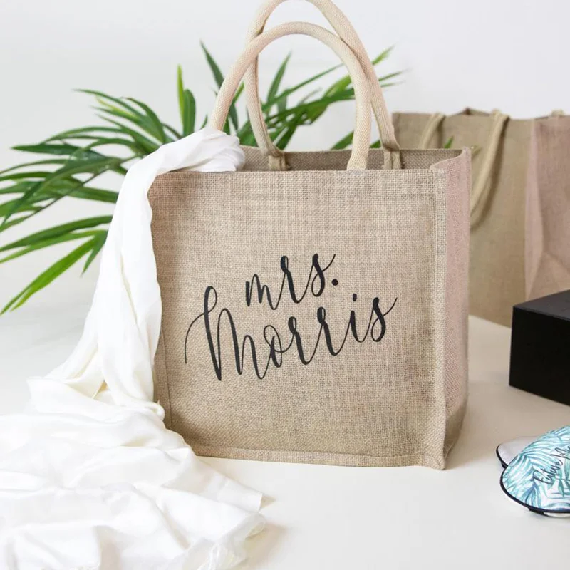 Персональный брезент сумка тоут Пляжная Холщовая Сумка вечерние сумки для