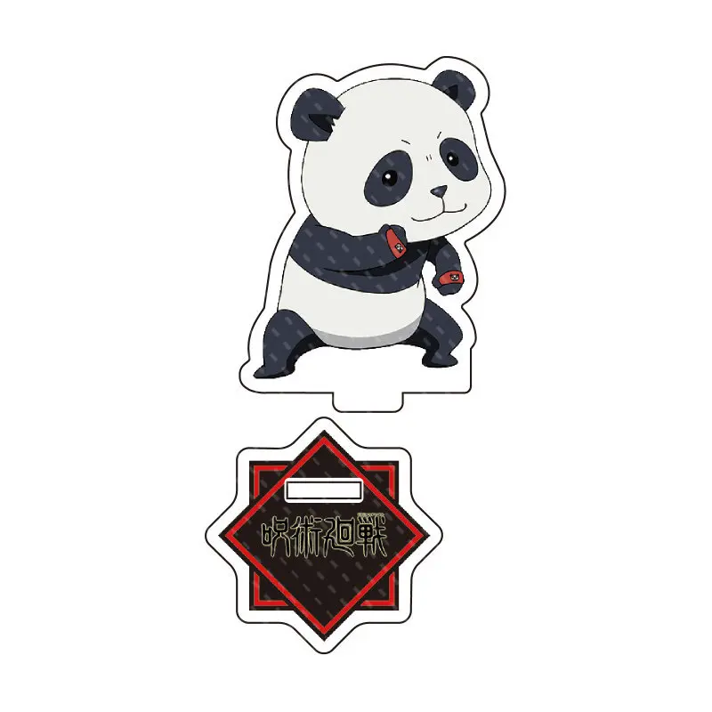 

2020 New Anime Jujutsu Kaisen Stand Model Hot Japan Cartoon 8cm Acrylic Keychain Keyring Men Boy Friends Gift