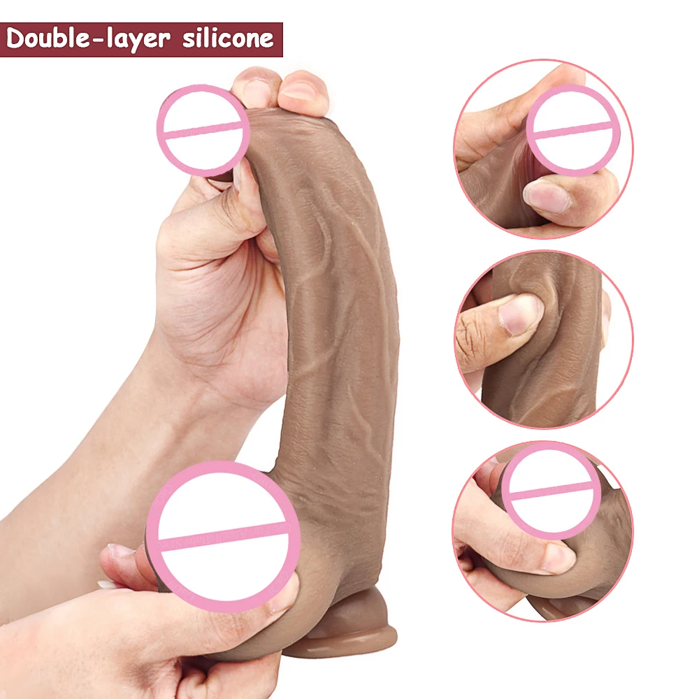 GaGu большой фаллоимитатор с присоской Женский мастурбатор реалистичный пенис