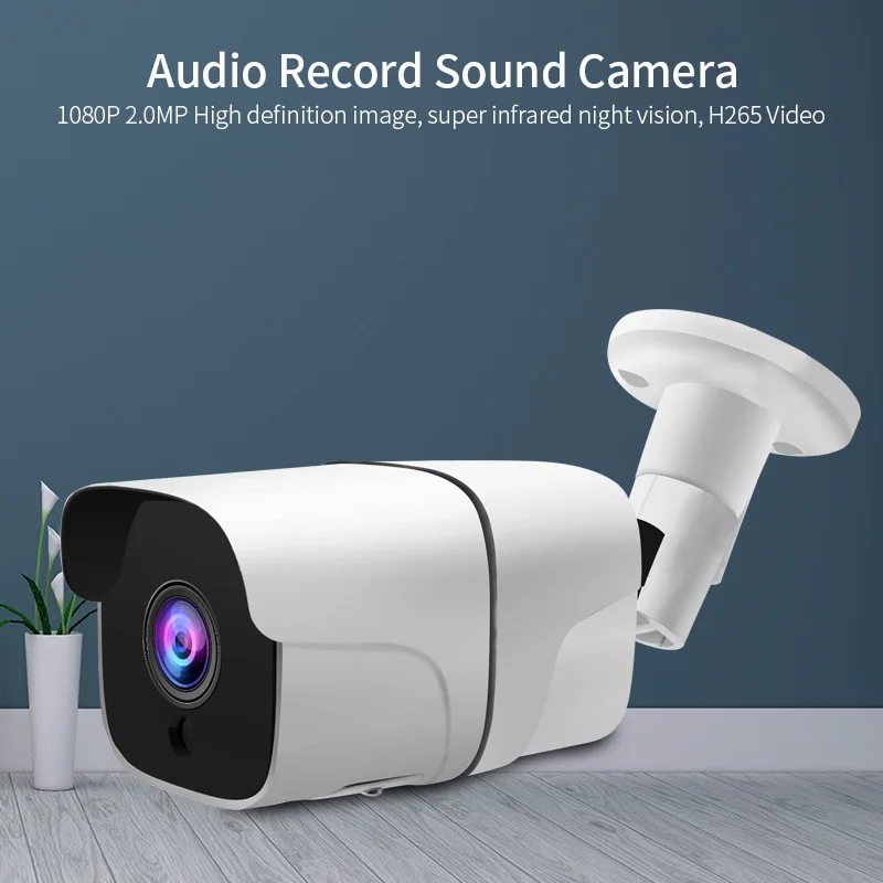 Sony IMX335 + 3516EV300 IP Металлическая Цилиндрическая камера видеонаблюдения H.265 Низкая