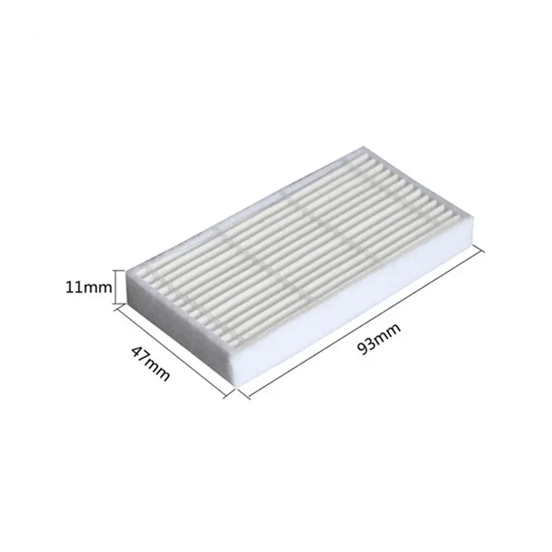 

93mm*47mm*11mm Vacuum Cleaner HEPA Filter for Robotic Vacuum Cleaner Parts Accessories Replacement