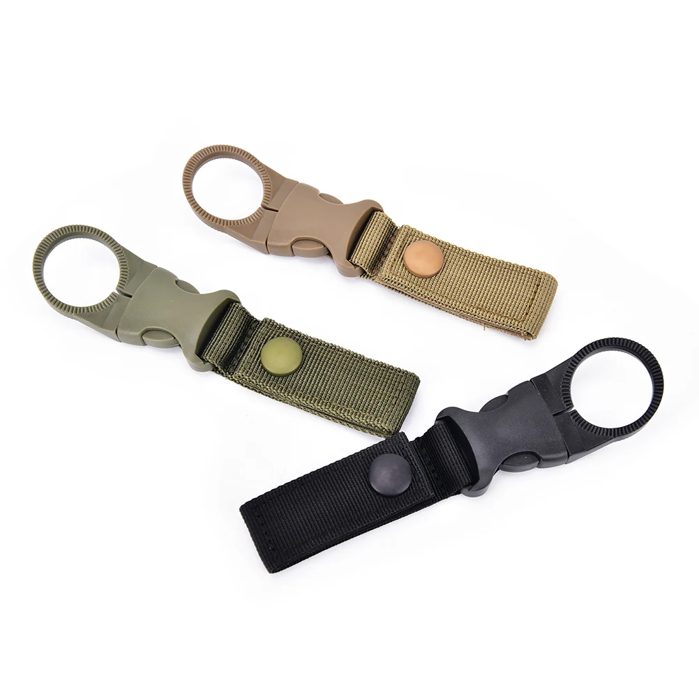 

Multifunction Molle Webbing Backpack Hanger Hook Carabiner Water Bottle Camp Outdoor Buckle Hook Holder Travel Kit Survival Tool