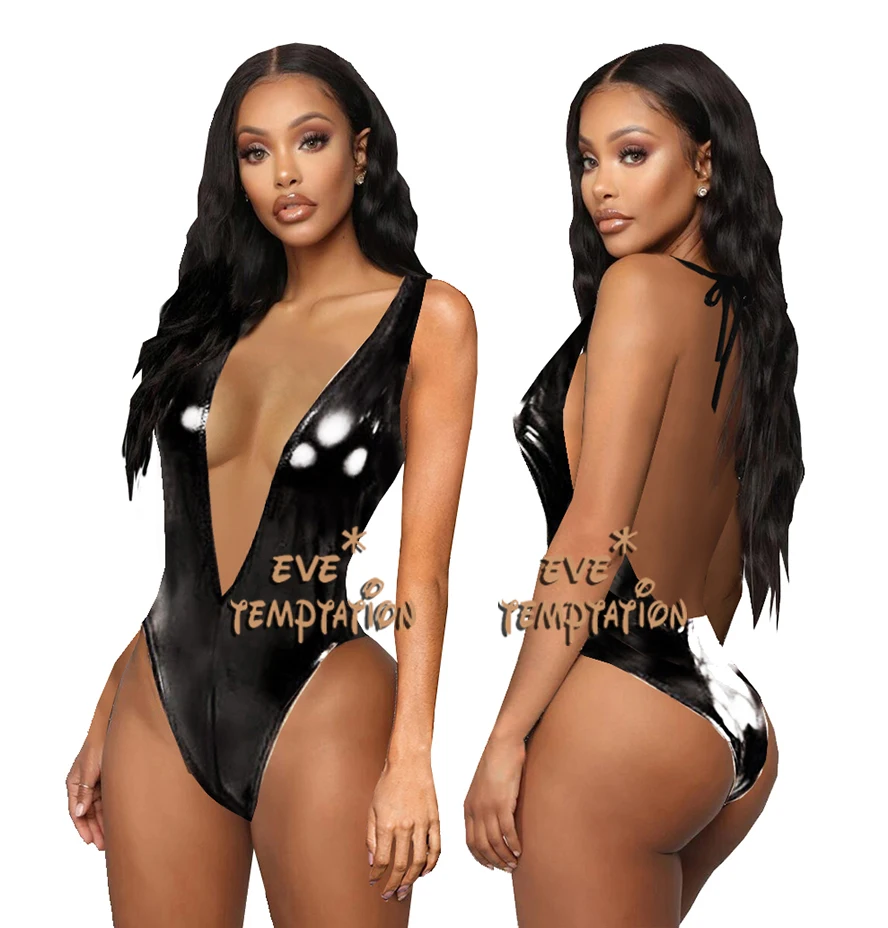 Сексуальное нижнее белье из ПВХ горячий эротический танцевальный костюм