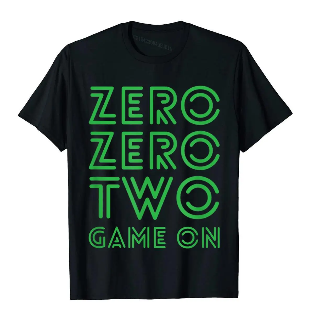 

Pickleball Zero Zero Two Game On Green T-Shirt T Shirt Funky Preppy Style Cotton Men Tees Harajuku Group