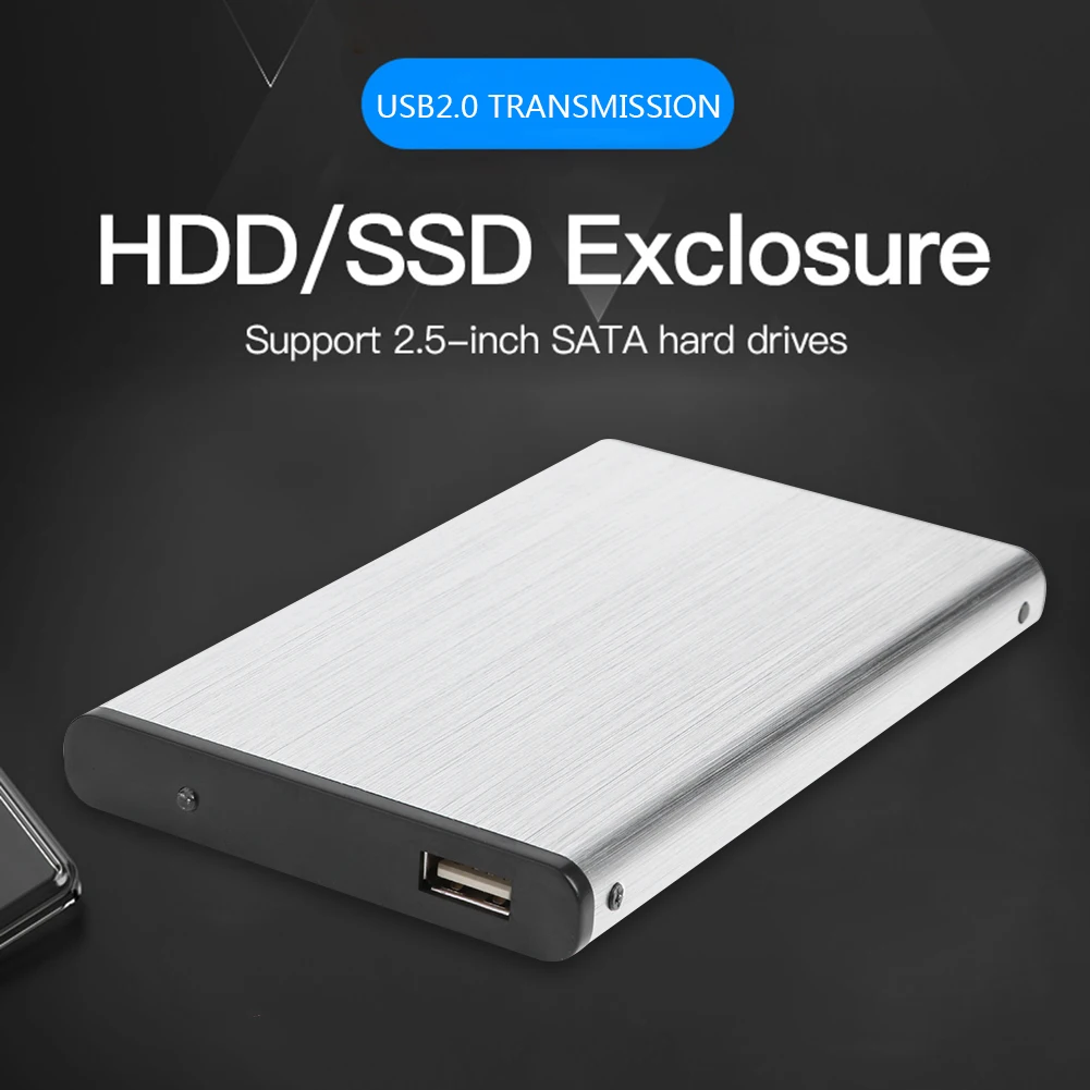 Чехол для мобильного жесткого диска HDD SSD Внешний корпус 480M 2 5 дюйма 10 ТБ SATA