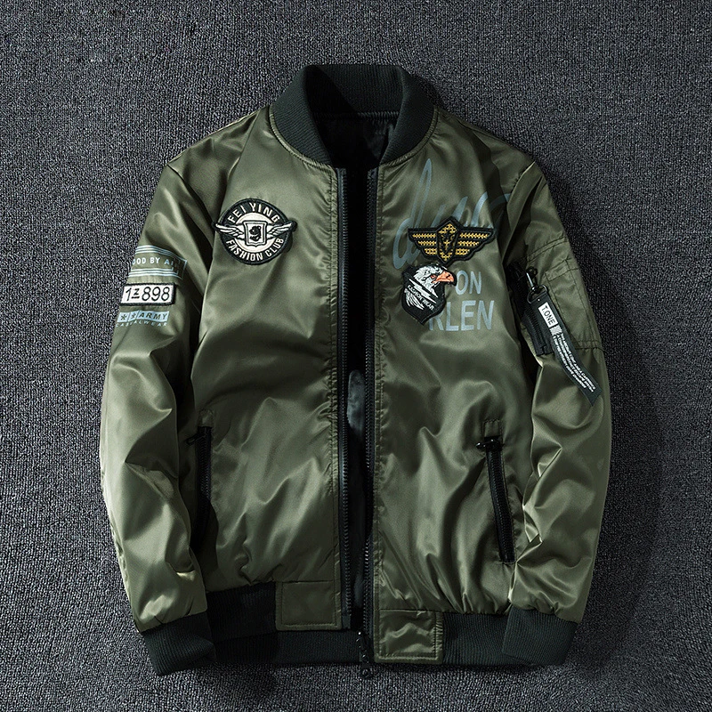 DIMUSI Fashion Men's Polit Bomber Jackets Male Outwear Both-Side Wear Cargo Coats Mens Reversible Baseball Chaqueta Clothing 7XL | Мужская