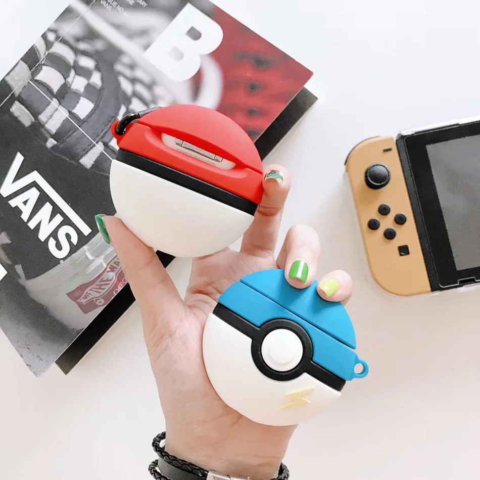 Чехол для AirPods силиконовый милый 3D игровой эльф шариковый чехол наушников Airpods 2