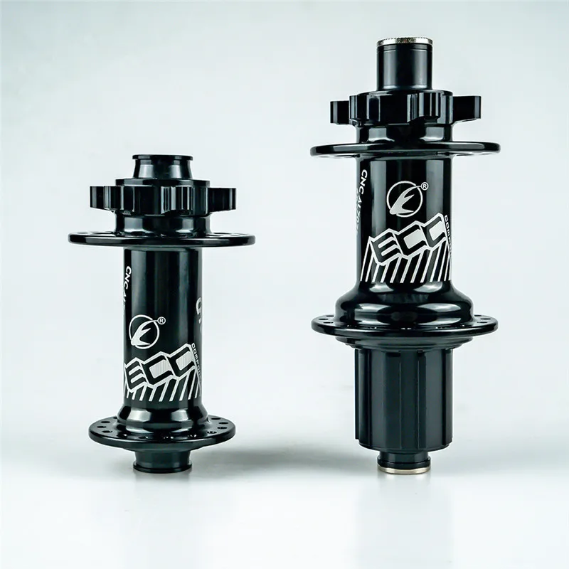 Zracing E618 Boost передний 110x15, задний 148x12 герметичный Подшипник Ступицы CNC T6 через ось велосипедная ступица Novatec для MTB 32 отверстия дисковый тормоз - Цвет: Черный