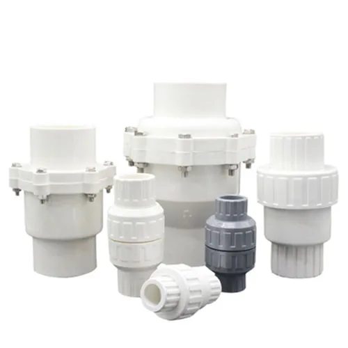 Обратный клапан фитинги для водопроводных труб из ПВХ DN15 DN20 DN25 DN32 DN40 DN50 белый