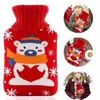 christmas gift hot water bag 1000ml rubber hand warmer provide warmth gift for mother father wife send to friend warming product