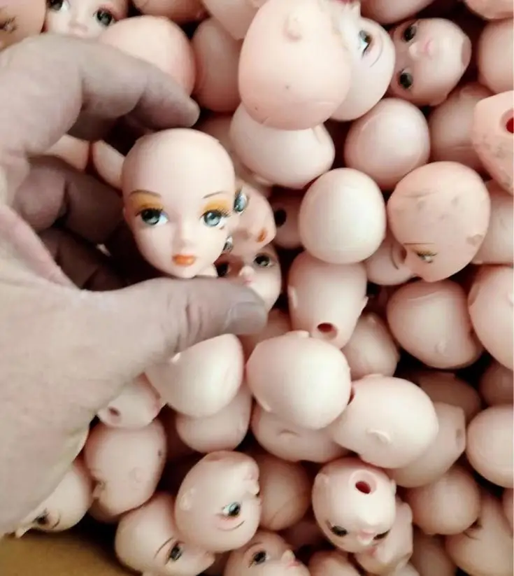 Голова куклы Kiki Licca Kurhn фирменная голова из мультфильма сделай сам без волос