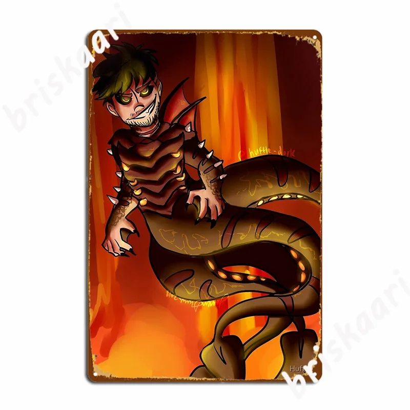 

Sea Dragon Anti Metal Plaque Poster Kitchen Wall Pub Designing Wall Plaque Tin Sign Posters