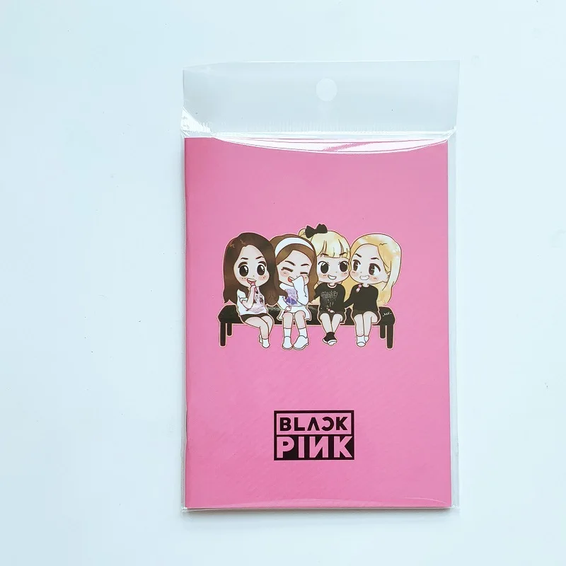KPOP Blackpink Twice Got7 EXO Seventeen блокнот школьные принадлежности тетрадь мультфильм Pocketbook Note колодки подарок Kpop K-pop