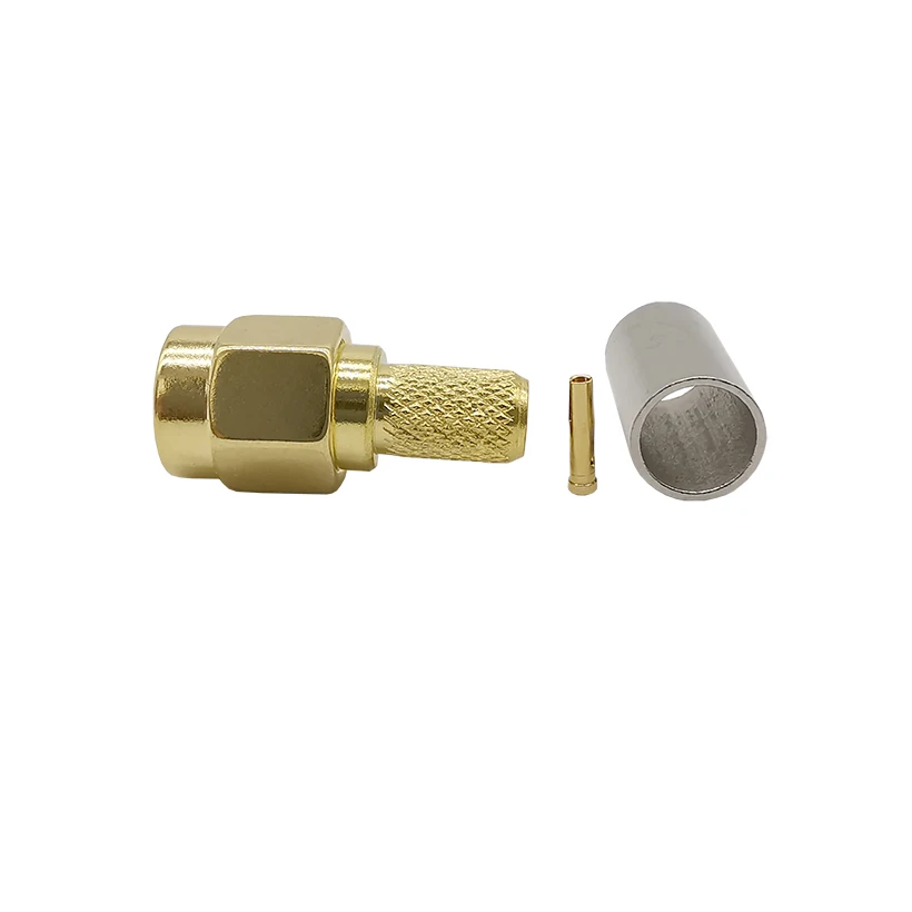 RG58 RG142 RG400 LMR195 с золотым покрытием 10 шт. 30 100 шт.|rf connector|rf plug |