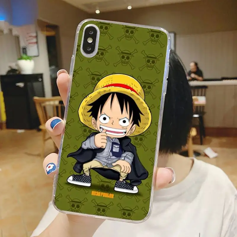

one piece Japan anime luffy Phone Case Transparent for iPhone 6 7 8 11 12 s mini pro X XS XR MAX Plus