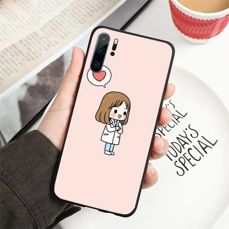 

Medicine Doctor Nurse Phone Case For Huawei P40 P20 P30 Mate 40 20 10 Lite Pro Nova 5t P Smart 2019