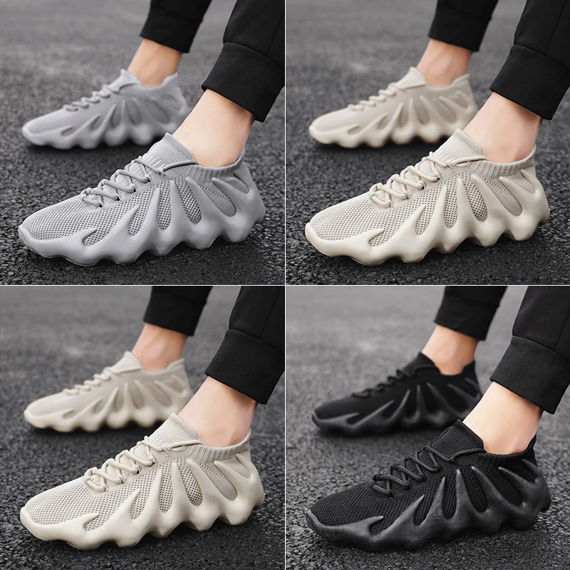 Мужские кроссовки YISHEN новинка модная мужская Мягкая дышащая обувь для бега 450