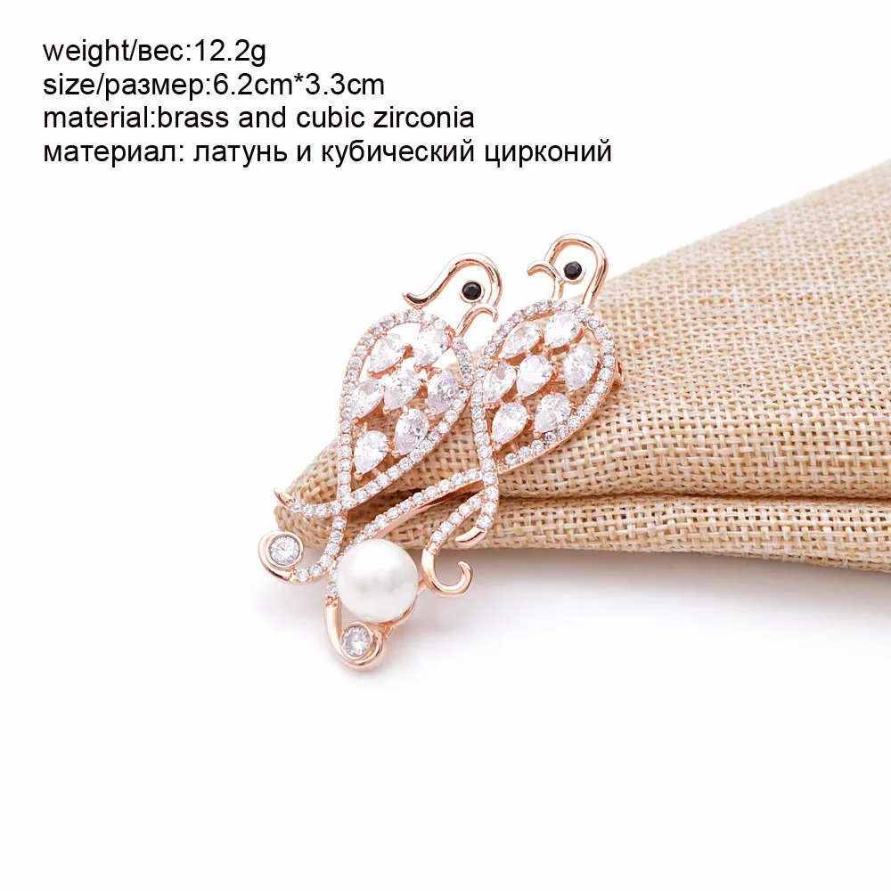 style9 CINDY XIANG 10 стилей на выбор, фианит, броши в форме павлина для женщин, медный материал, зимняя блестящая брошь на булавке, высокое качество - Окраска металла: style9