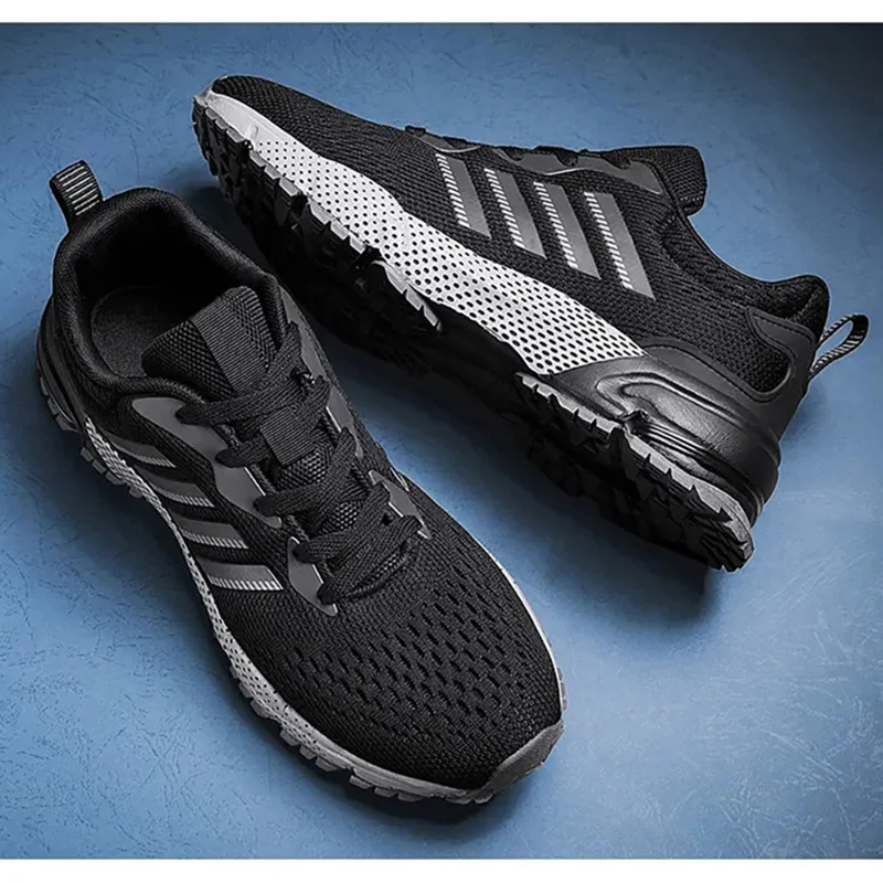 Fashion Marathon Running Shoes for Men Sneakers Breathable Comfort Jogging Walking Hiking Tennis Sports Shoes Athletic Trainers