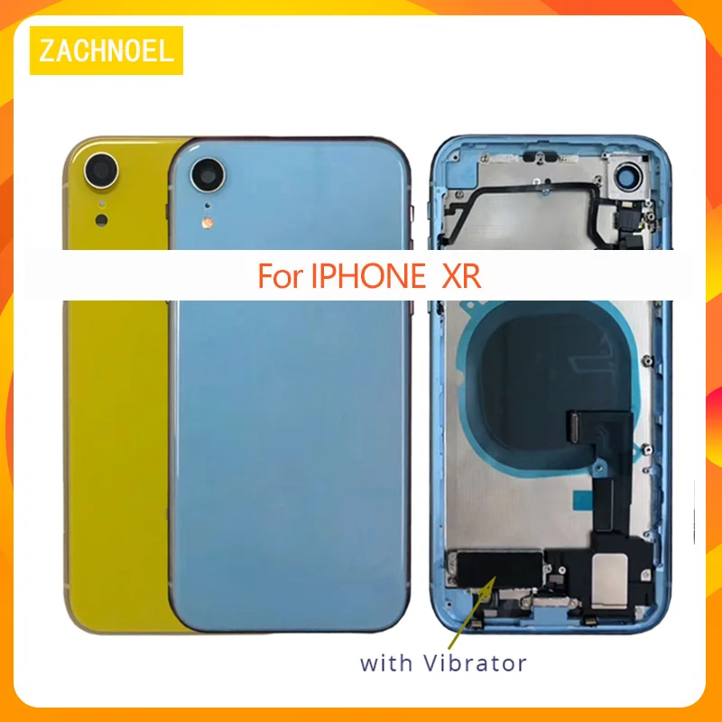Высокое качество для iphone XR задняя средняя рамка Шасси Полный корпус сборка