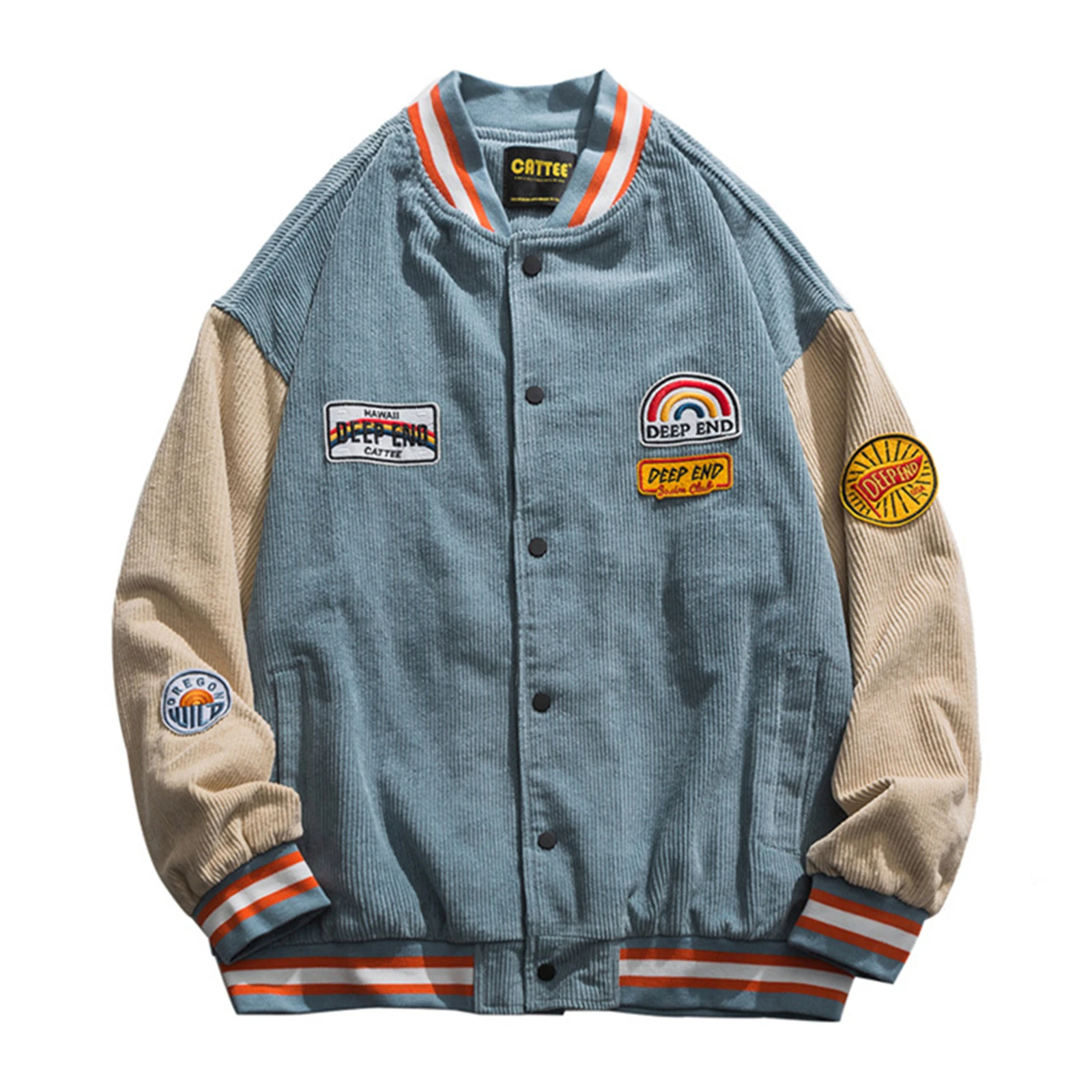 

Men's Jacket Windproof Jacket Baseball Uniform