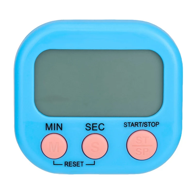 1pc magnetic digital kitchen cooking timer multi use electronic countdown timer clock backing stand lcd display with loud alarm free global shipping