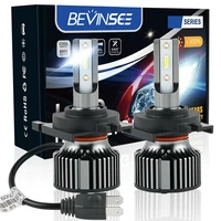 bevinsee h7 led headlight bulbs for ford focus mk2 mondeo mk4 for land rover free lancer car light 6000k 12v led h7