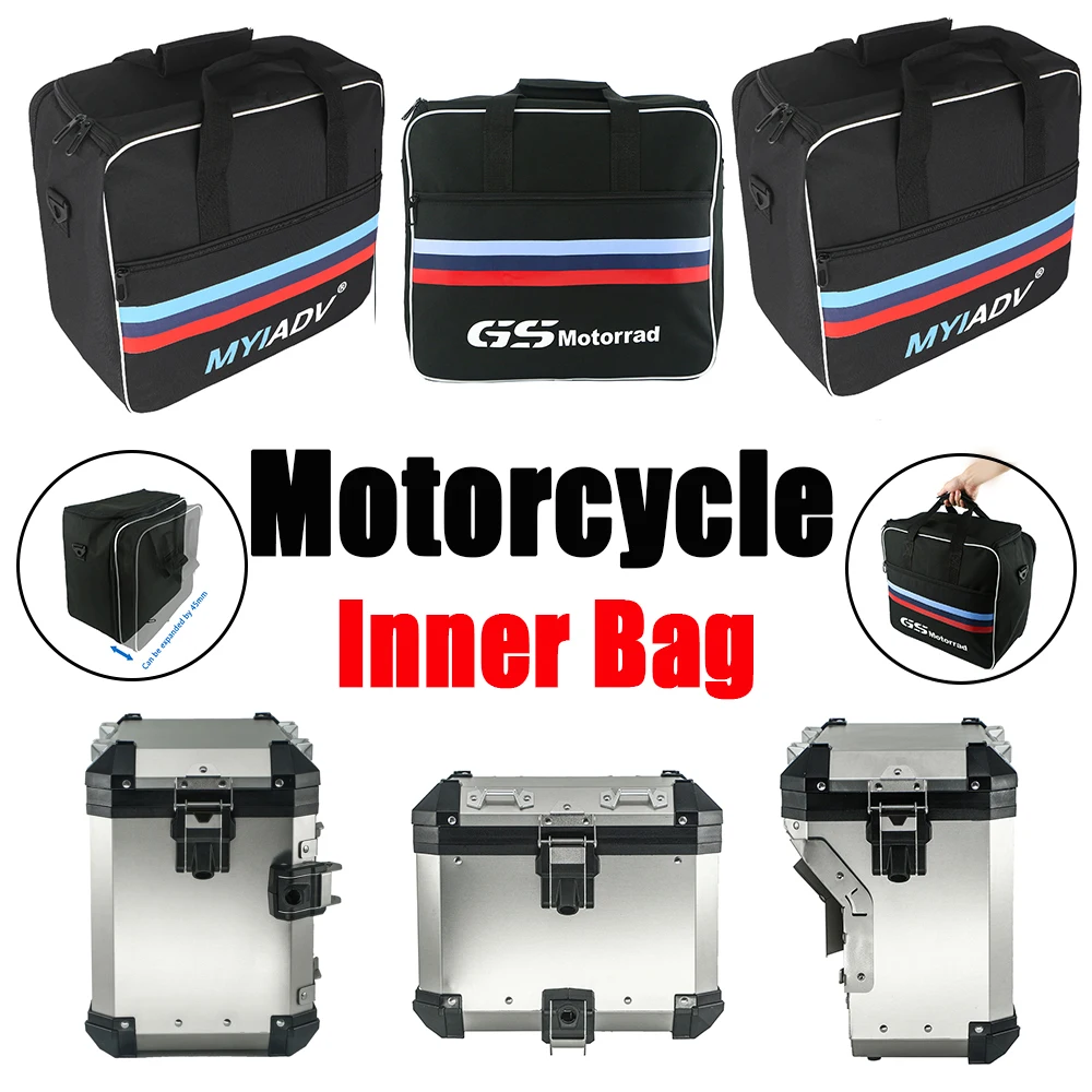 Для BMW R1200GS R1250GS ADV LC F850GS F750GS 2020 мотоцикл Чемодан внутренний мешок панье Топ чехол расширяемый седельная сумки - изображение