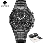 2021 модные мужские часы WWOOR, лучший бренд, Роскошные наручные часы, кварцевые часы, устойчивые к ударам, спортивные мужские часы