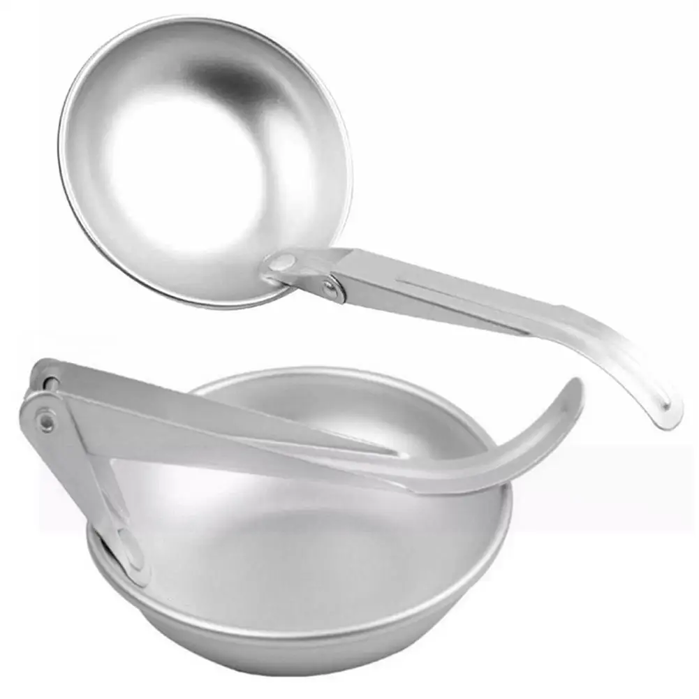 Уличная Складная ложка для супа складная из алюминиевого сплава кемпинга