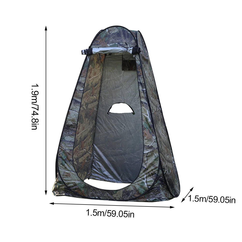 Pop Up Privacy Tent Portable Outdoor Shower Toilet Changing Room Rain Shelte Foldable Lightweight For Camping Beach | Спорт и