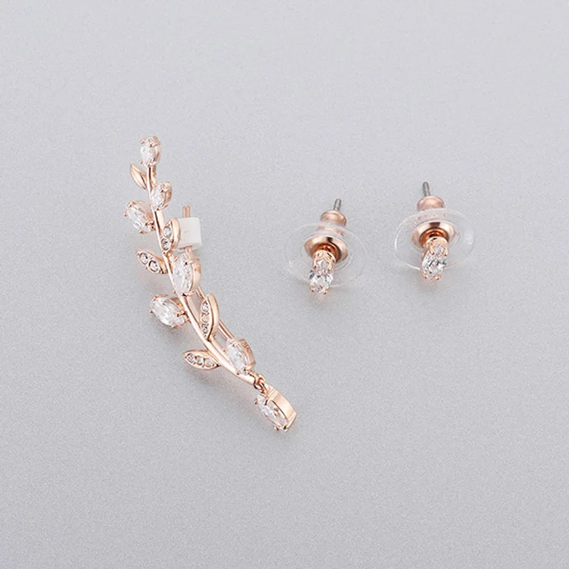 

2020 New Fashion Charm Sterling Silver Original 1:1 Copy, Leaves Simple And Exquisite Wild Earrings Women Luxury Jewelry Gifts