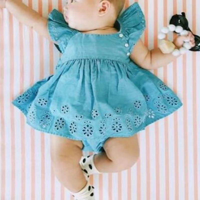 

Infant Girls Summer Clothes 100% Cotton Lace High Quality Baby Girl Bodysuit Newborn Girls Outfits Clothing High Quality Clothes