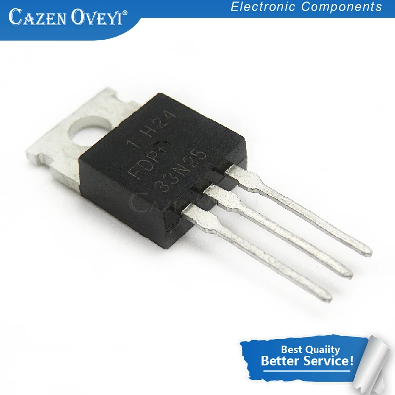 

10pcs/lot FDP33N25 33N25 TO-220 33A 250V new original In Stock