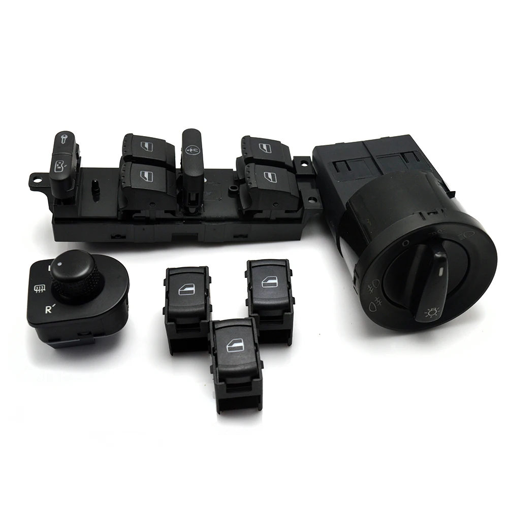 6 шт. переключатель стекла фары зеркала для VW JETTA GOLF MK4 POLO BORA Passat B5 BEETLE 1C0 941 531 1J4 959