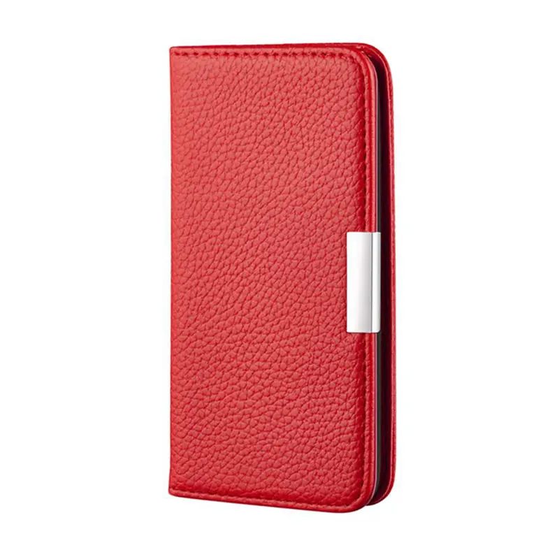 Red Автоматическая Адсорбция чехол для телефона из искусственной кожи для Xiaomi Redmi 7A 6 K20 Pro кошелек чехол для Xiaomi Redmi Note 6 7 Pro откидная крышка - Цвет: Red