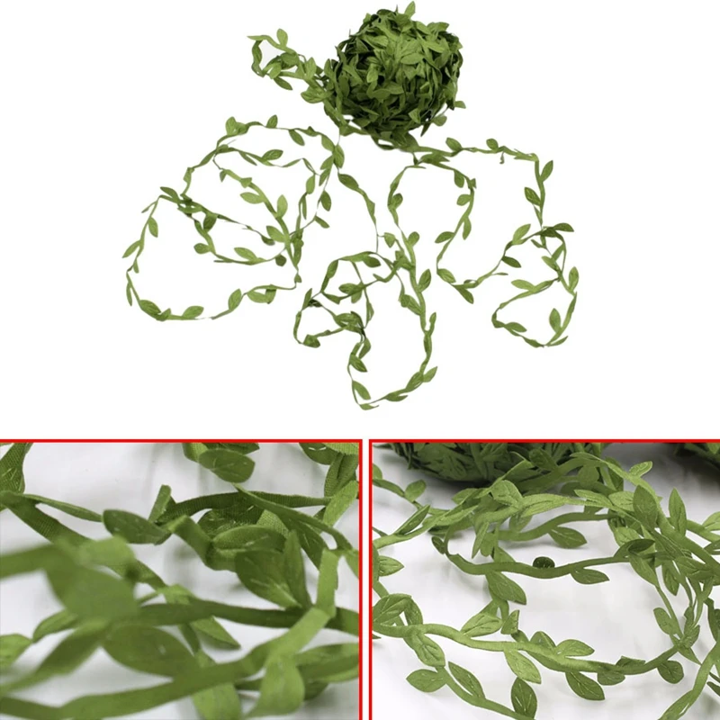 

20M Home Decor Artificial Garland Plants Vine Fake Foliage Flowers Creeper Green Ivy Wedding Wreath Accessories
