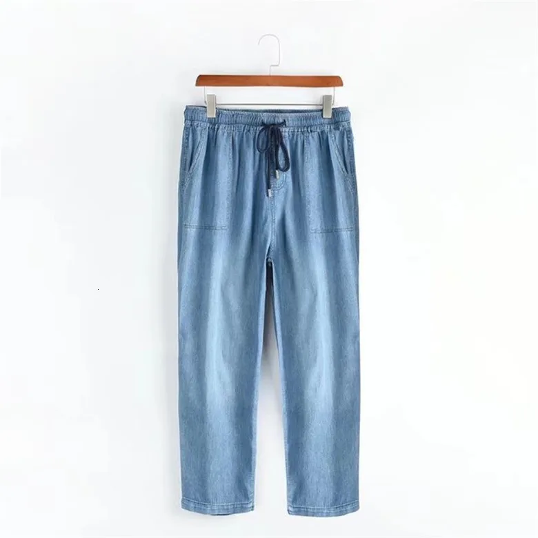 Весна Плюс Размер повседневные женские джинсы Broek тонкий стрейч Катон деним для