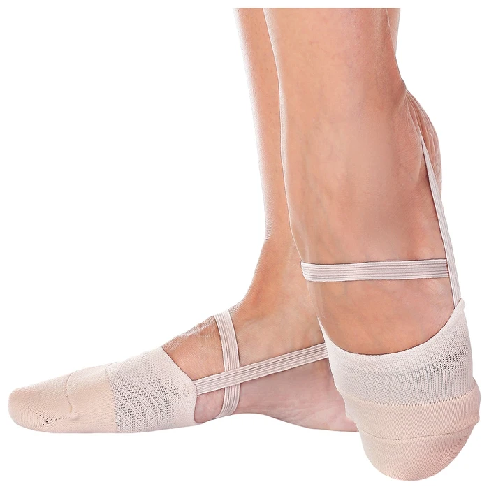 Полупальцы с силиконовой резинкой (M Бежевый) 4282916|Обувь для танцев| |