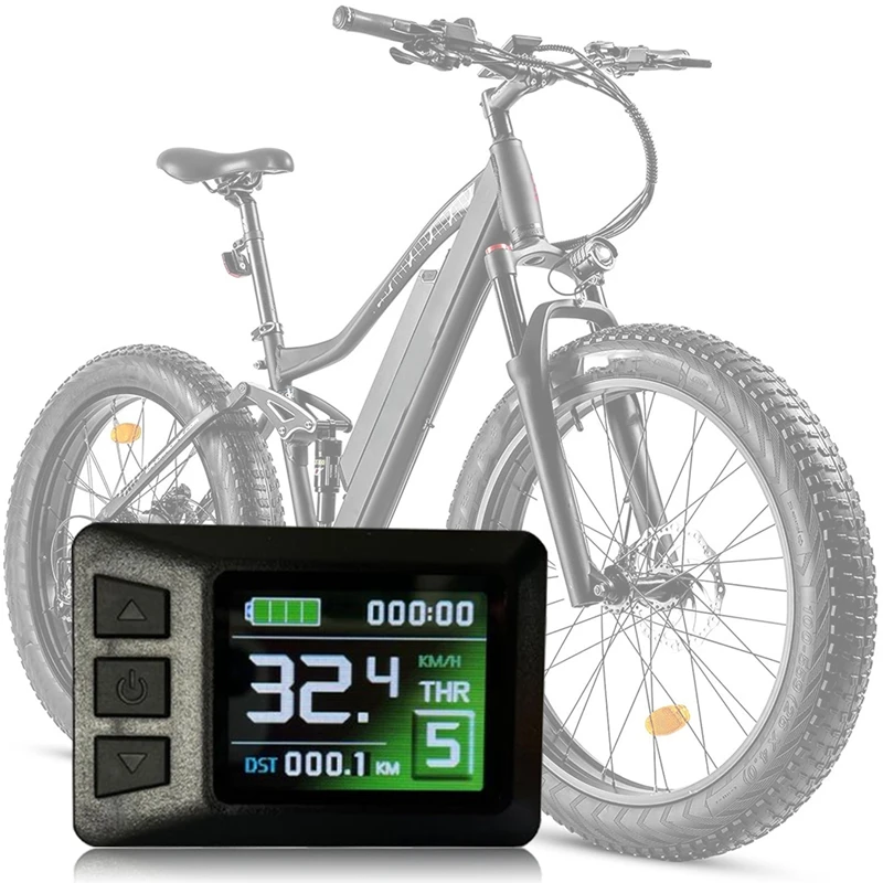 

Electric Bicycle 36/48V KT-LCD7C Intelligent Display E-Bike LCD Control Panel Connector Accessories