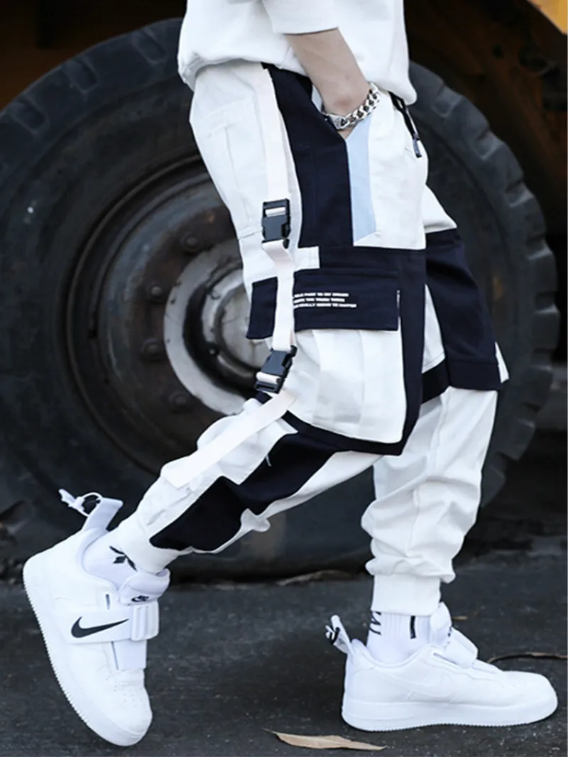 

Брюки-султанки Prowow мужские с карманами, уличная одежда, повседневные тренировочные штаны в стиле хип-хоп, джоггеры, модные штаны