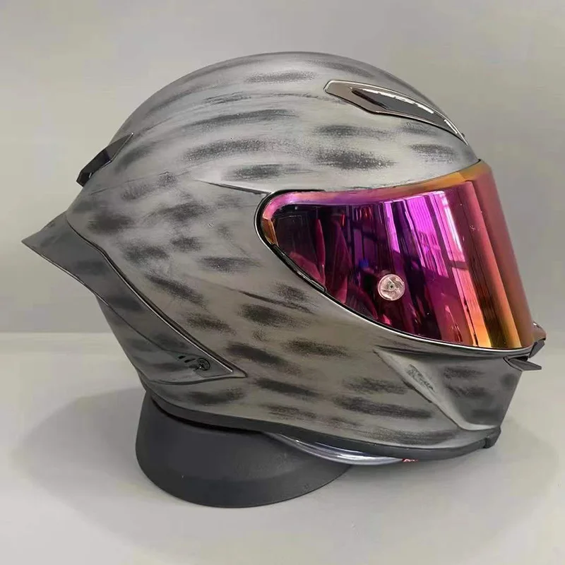 

Мотоциклетный шлем AGV Pista GP RR, защитный шлем для езды на мотоцикле, с граффити, профессиональный гоночный шлем в горошек