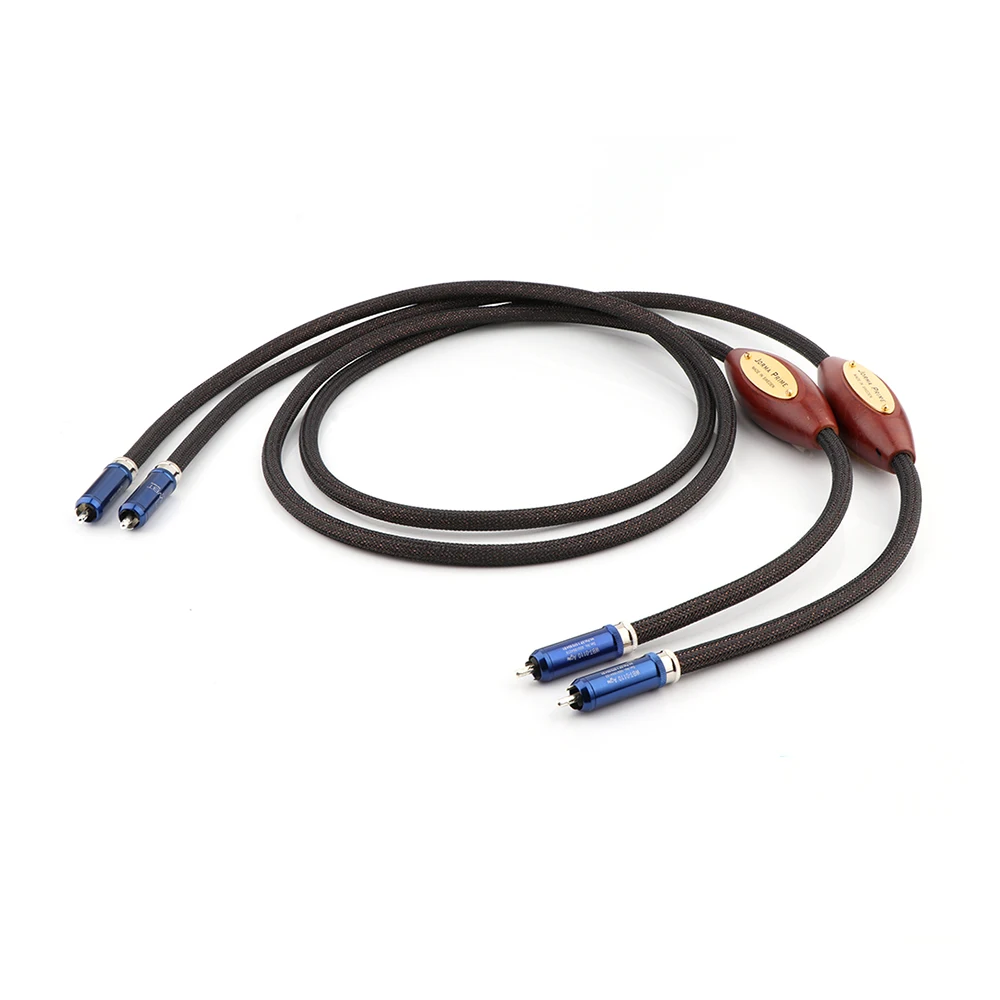 Йорма дизайн крупное колье соединительный кабель с WBT 0110Ag RCA разъем|Кабели VGA| |