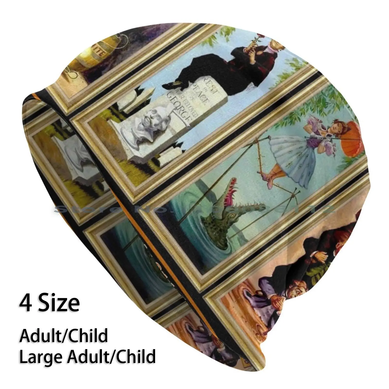 

Haunted Mansion : Vintage New Orleans Liberty Square Prints. Beanies Knit Hat New Orleans Liberty Square Tombstones Dynamite